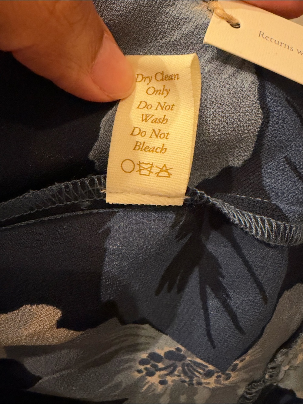 NWT Christy Dawn The Nicks Dress Hibiscus Blue M - Picture 10 of 10